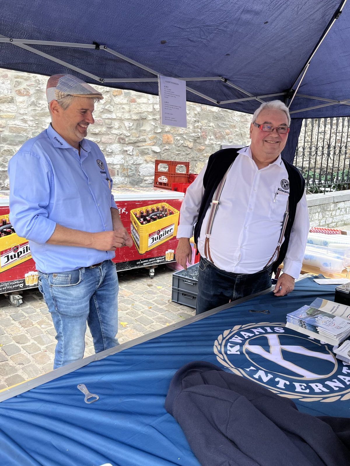 Les bénévoles Kiwanis au stand