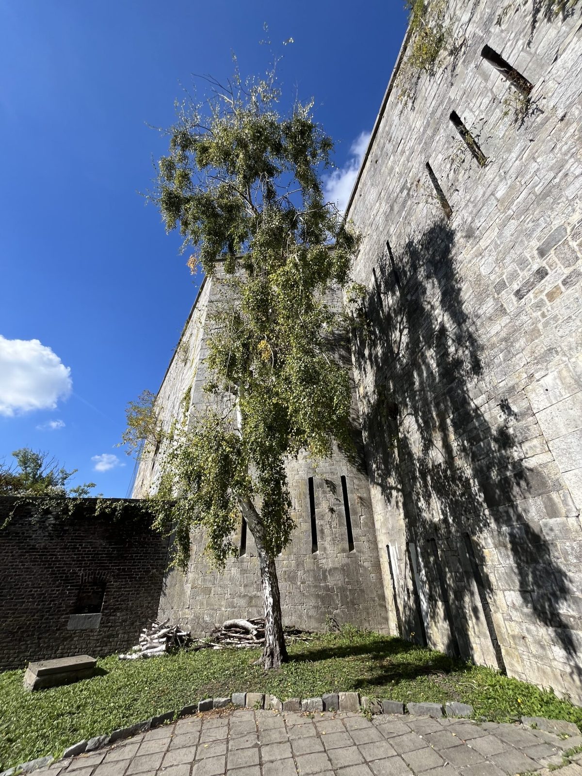 Dans l'enceinte du Fort de Huy